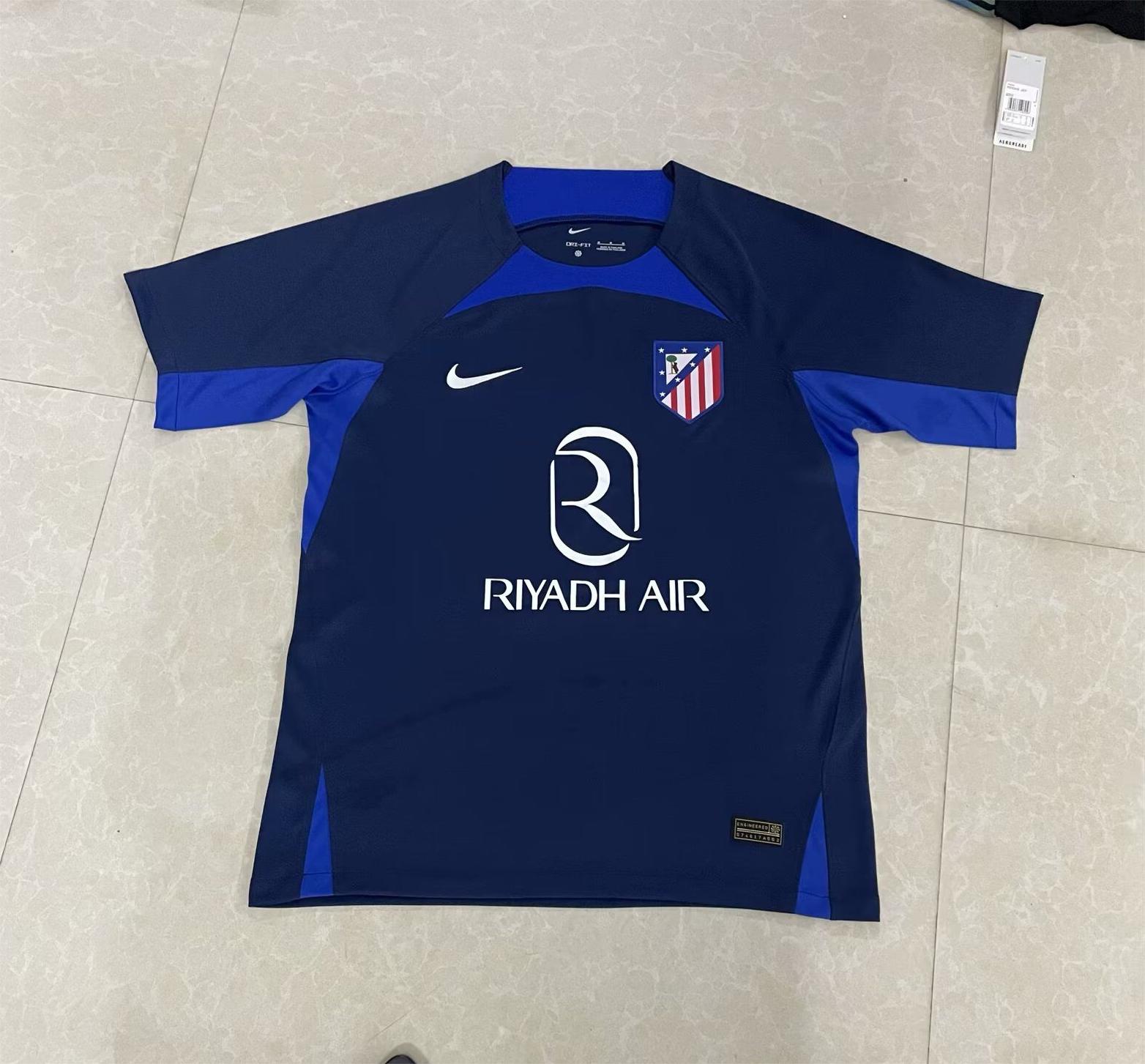 AAA Quality Atletico Madrid 23/24 Sepcial Dark Blue Soccer Jerse